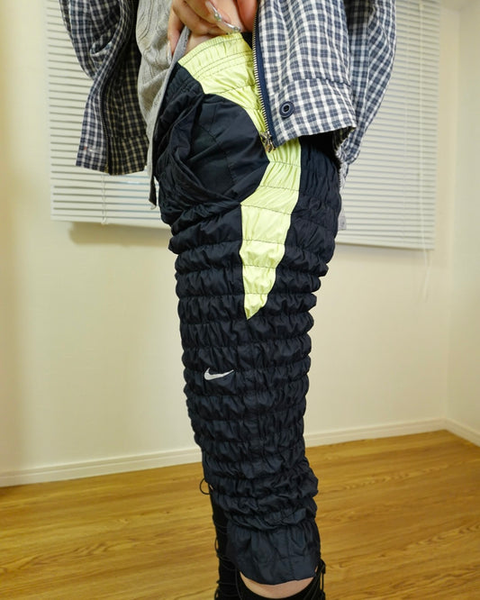 Gather jersey pants neon