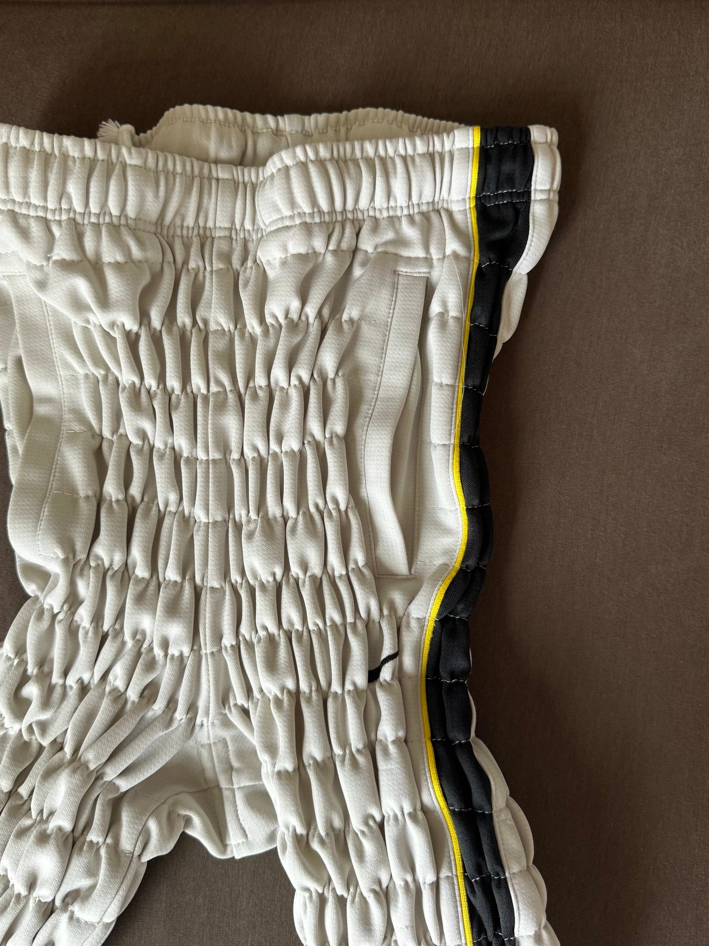Gather jersey pants gray