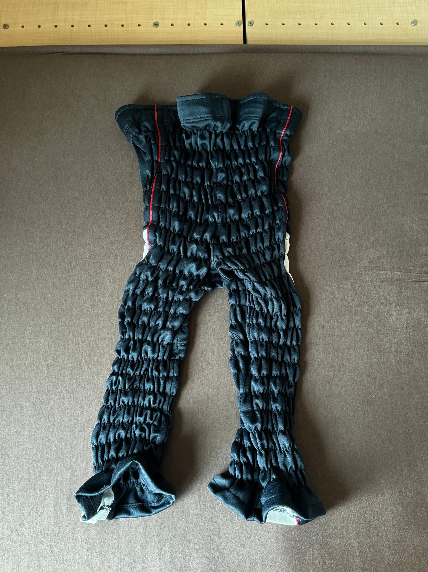 Gather jersey pants navy