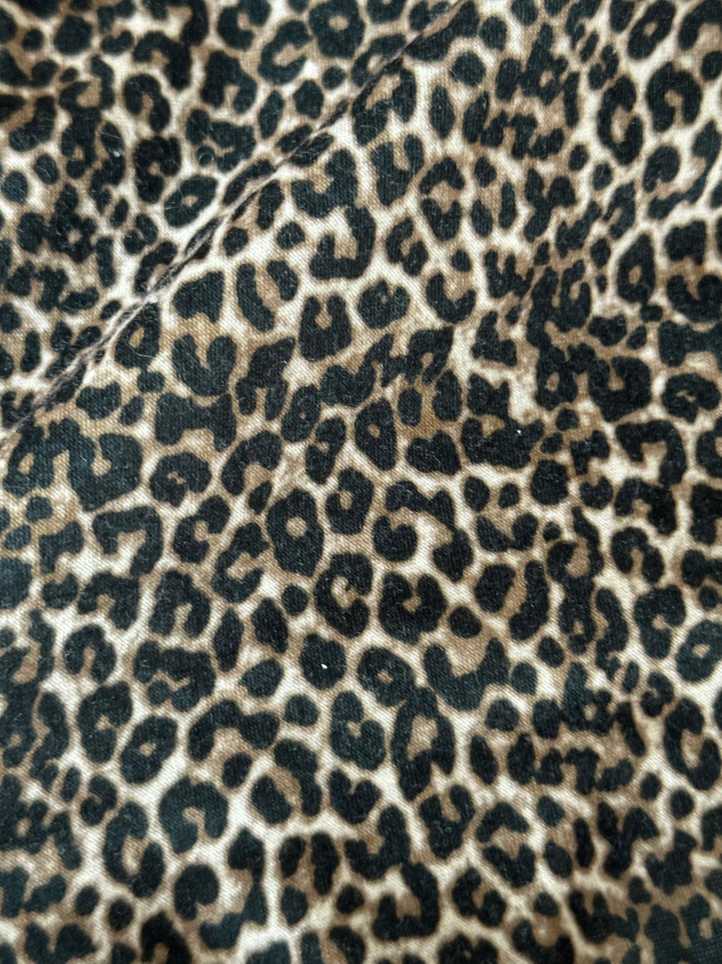 Leopard cotton pants