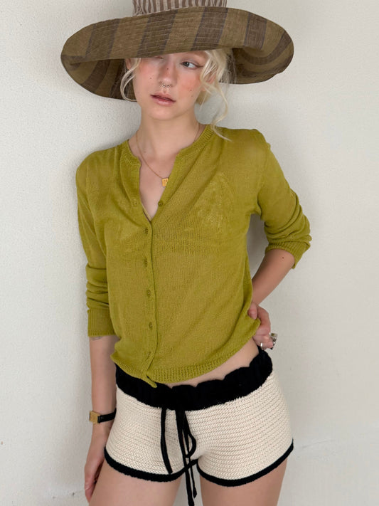 Petal knit pants