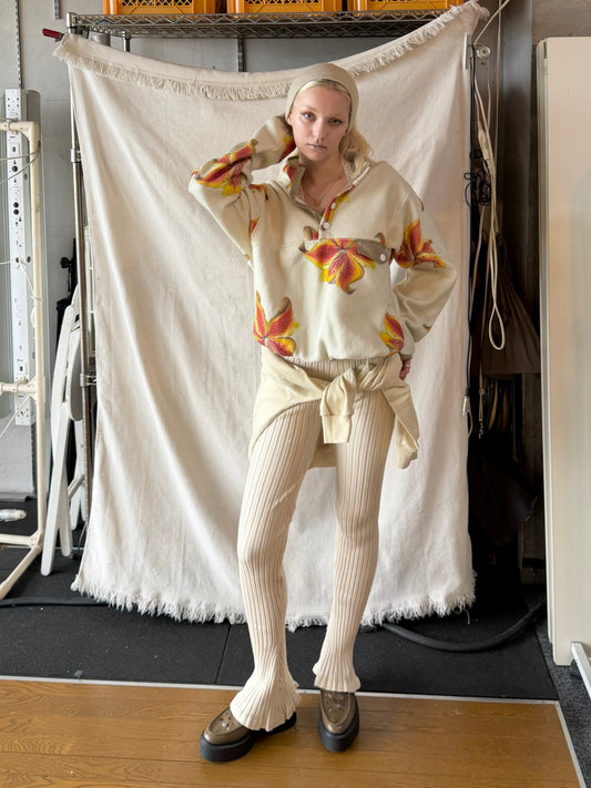 Relax rib pants