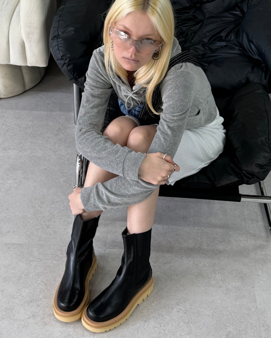 2tone sole boots