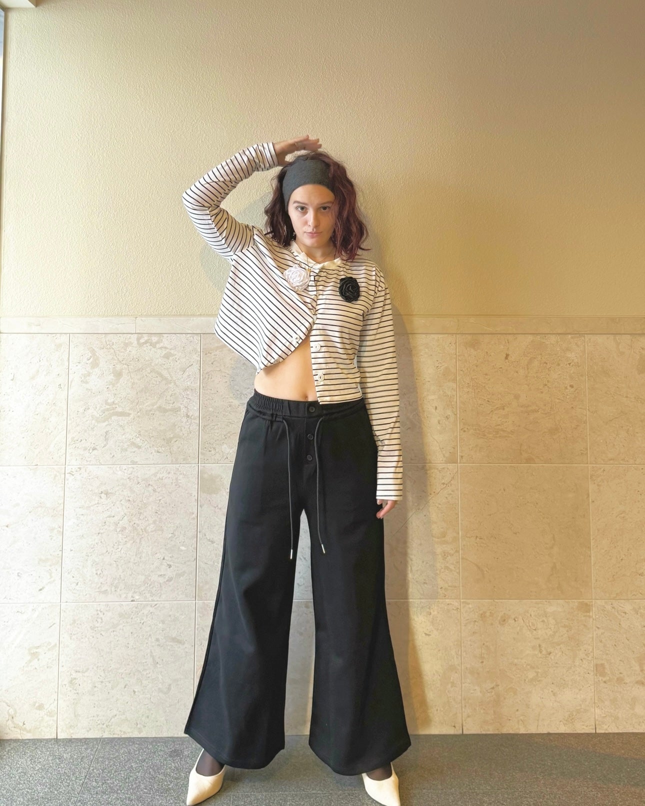 Button sweat pants
