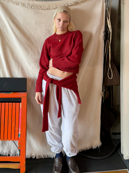 Waist muffler knit