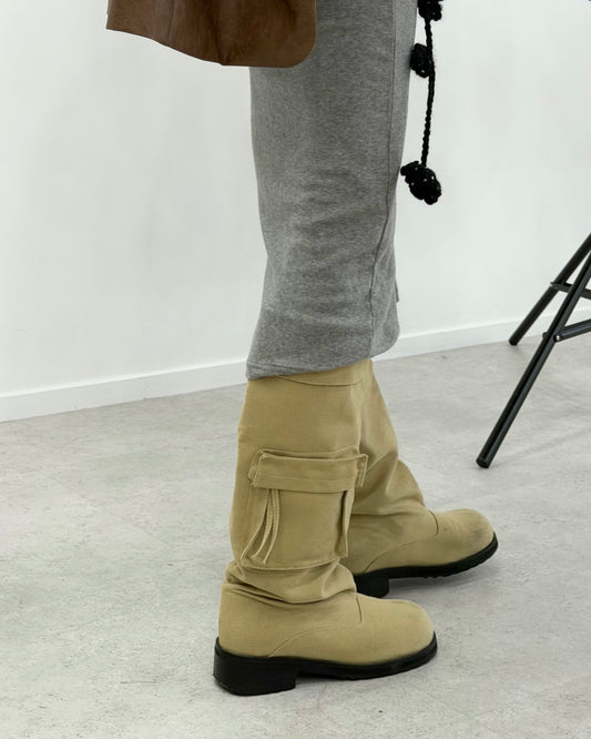 Pocket long boots