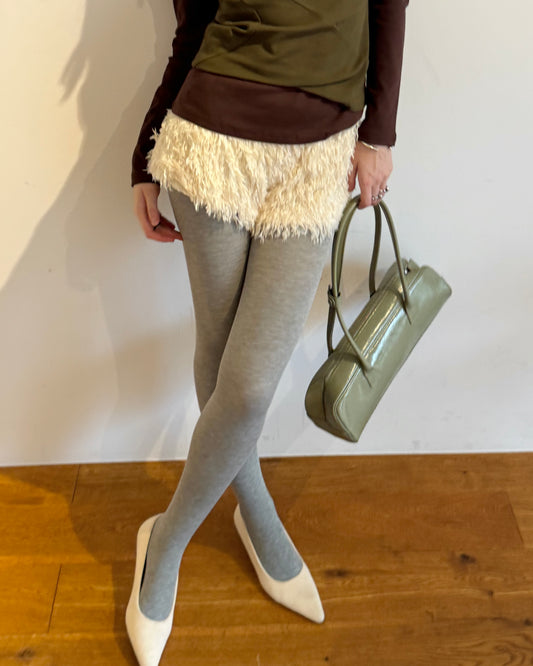 Leather french bread bag