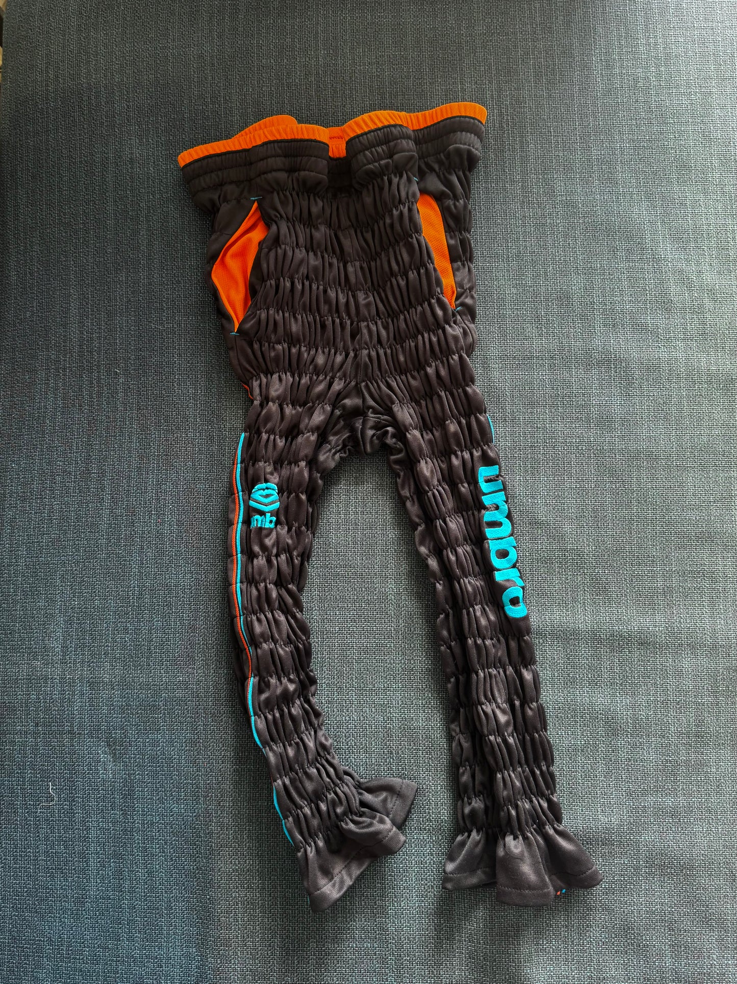 Gather jersey pants orange