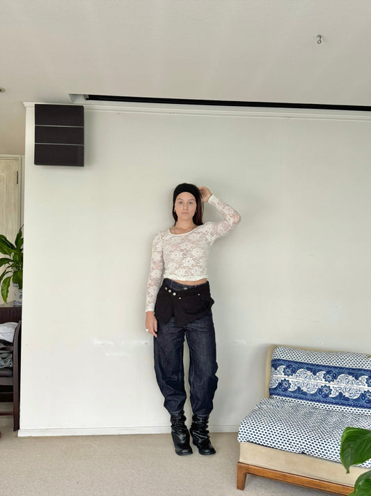 Basic denim pants