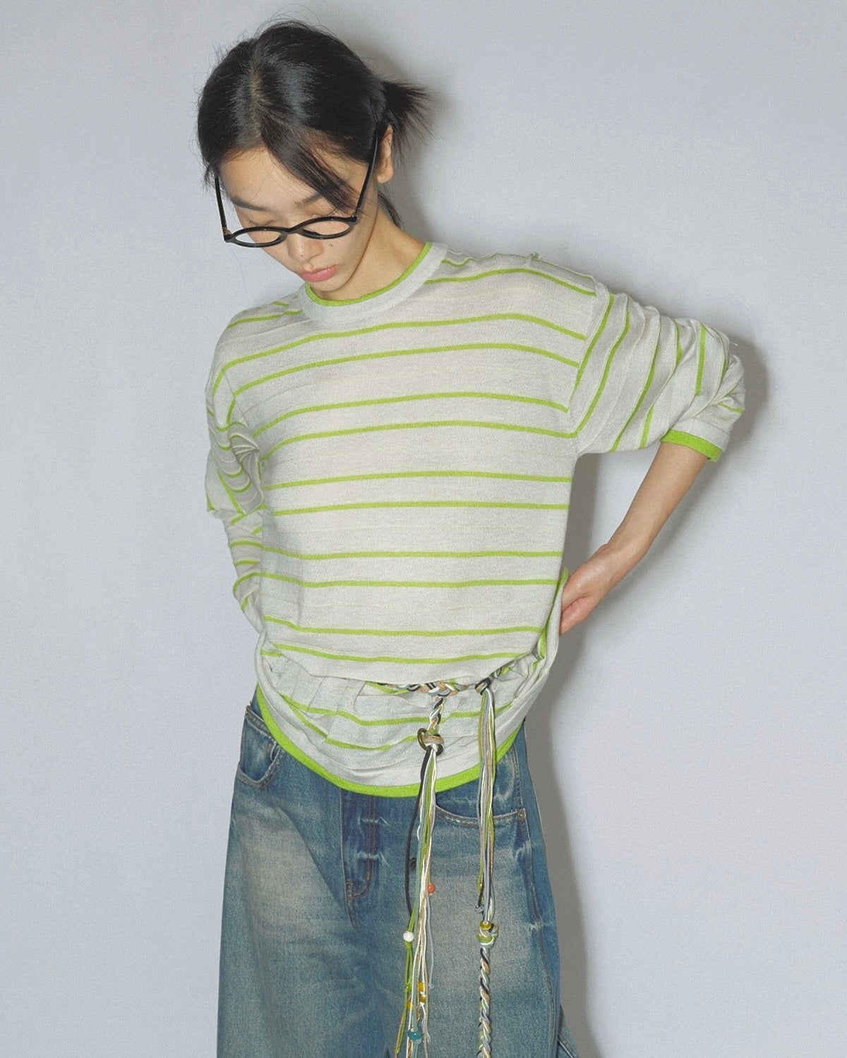 Soft knit long tee