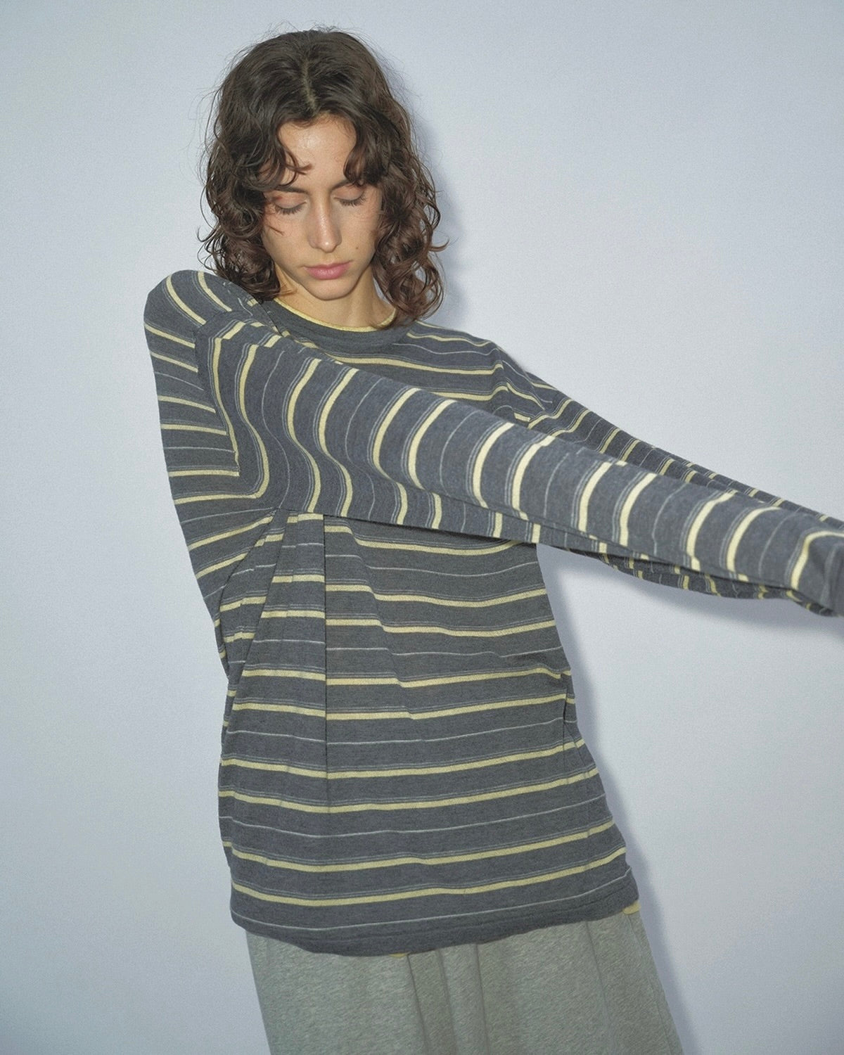 Soft knit long tee