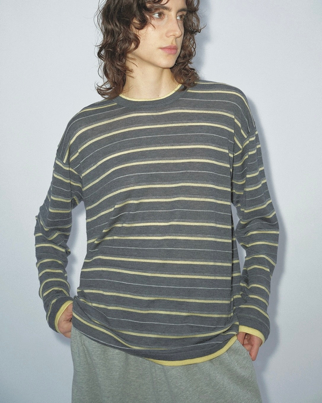 Soft knit long tee