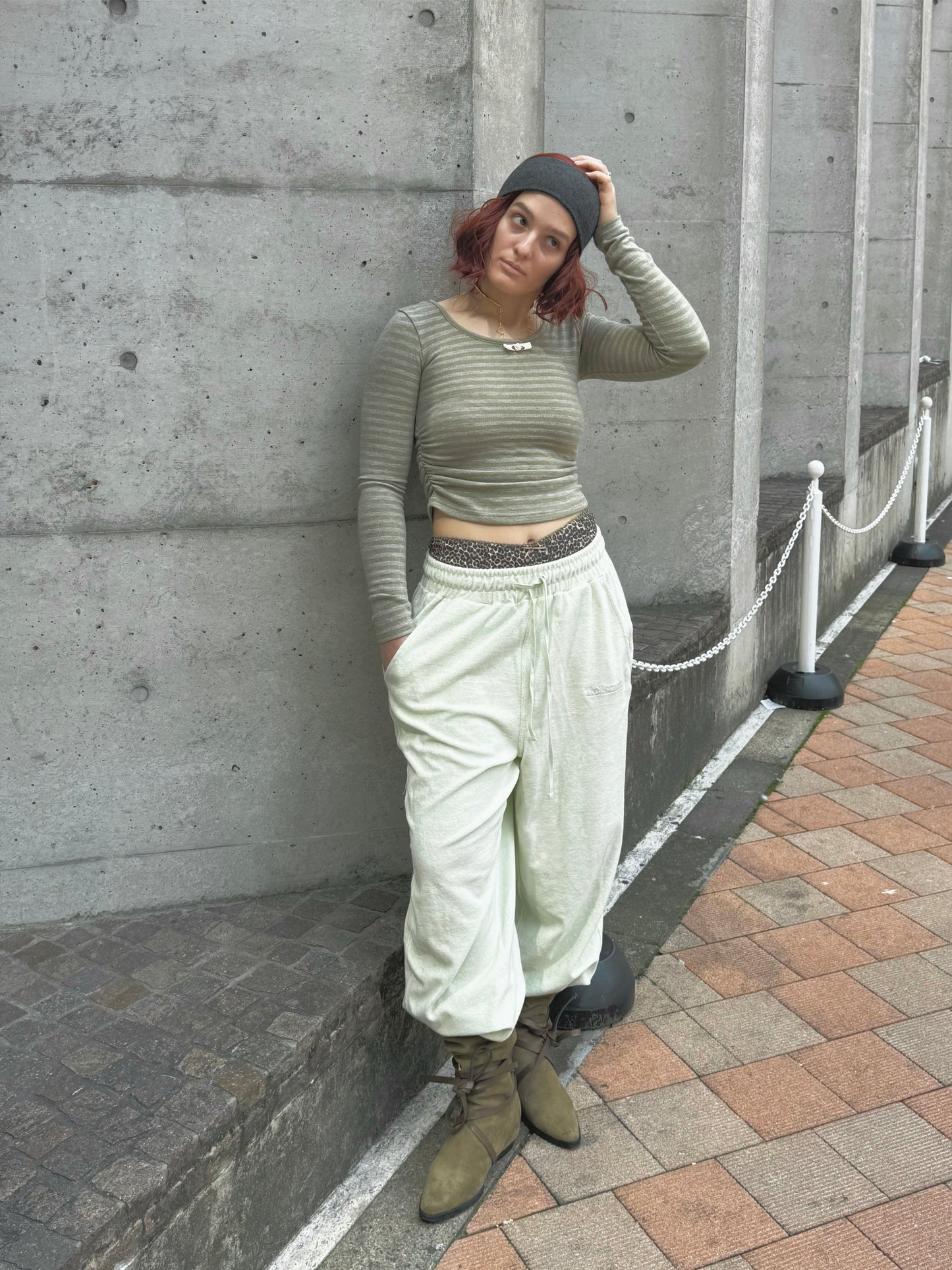 Matcha soldier boots