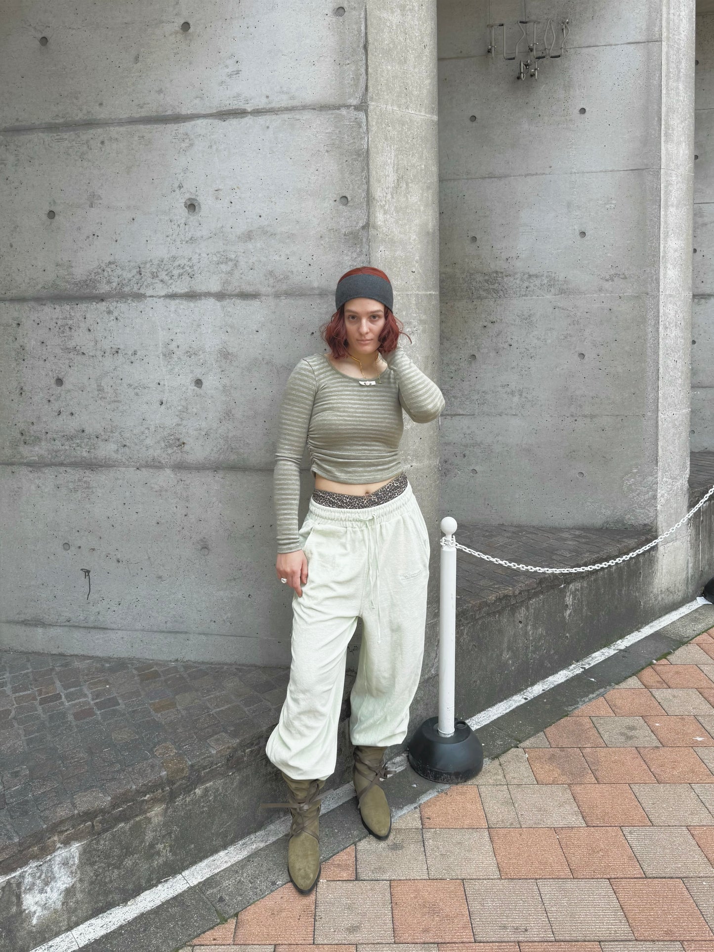 Matcha soldier boots