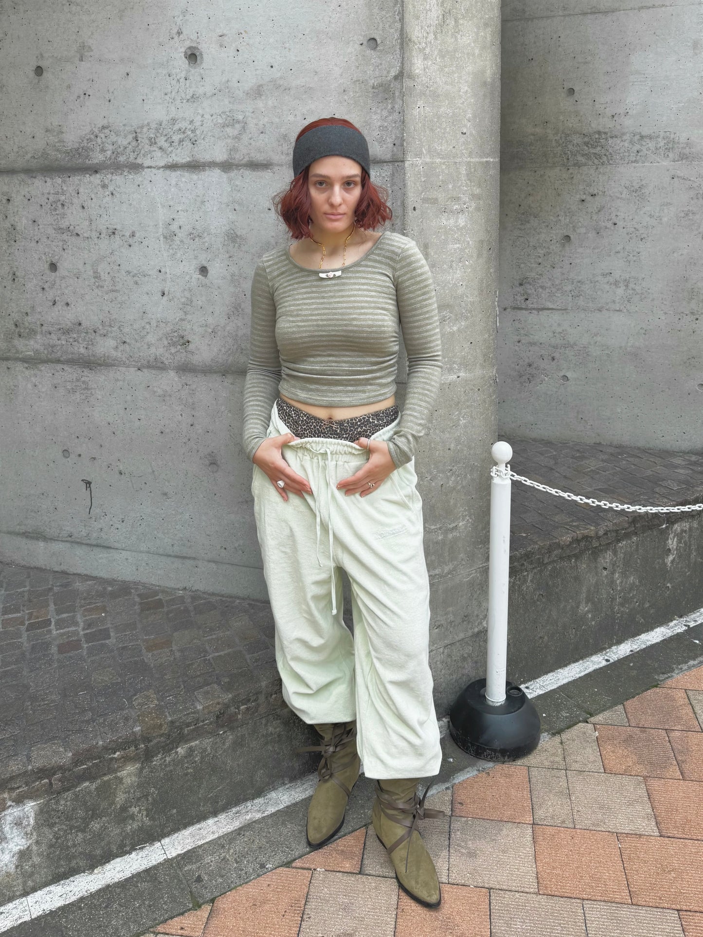 Matcha soldier boots