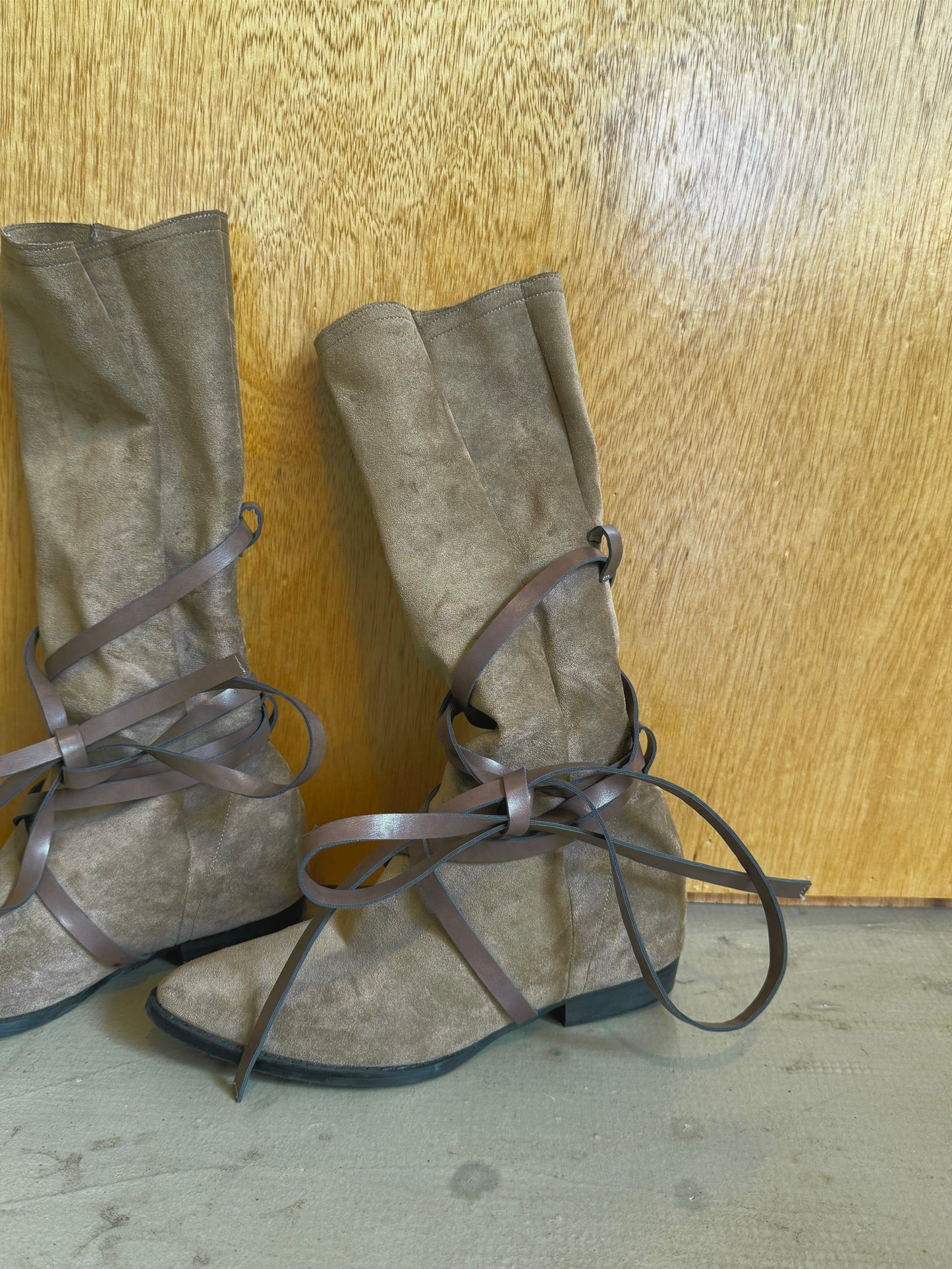 Matcha soldier boots
