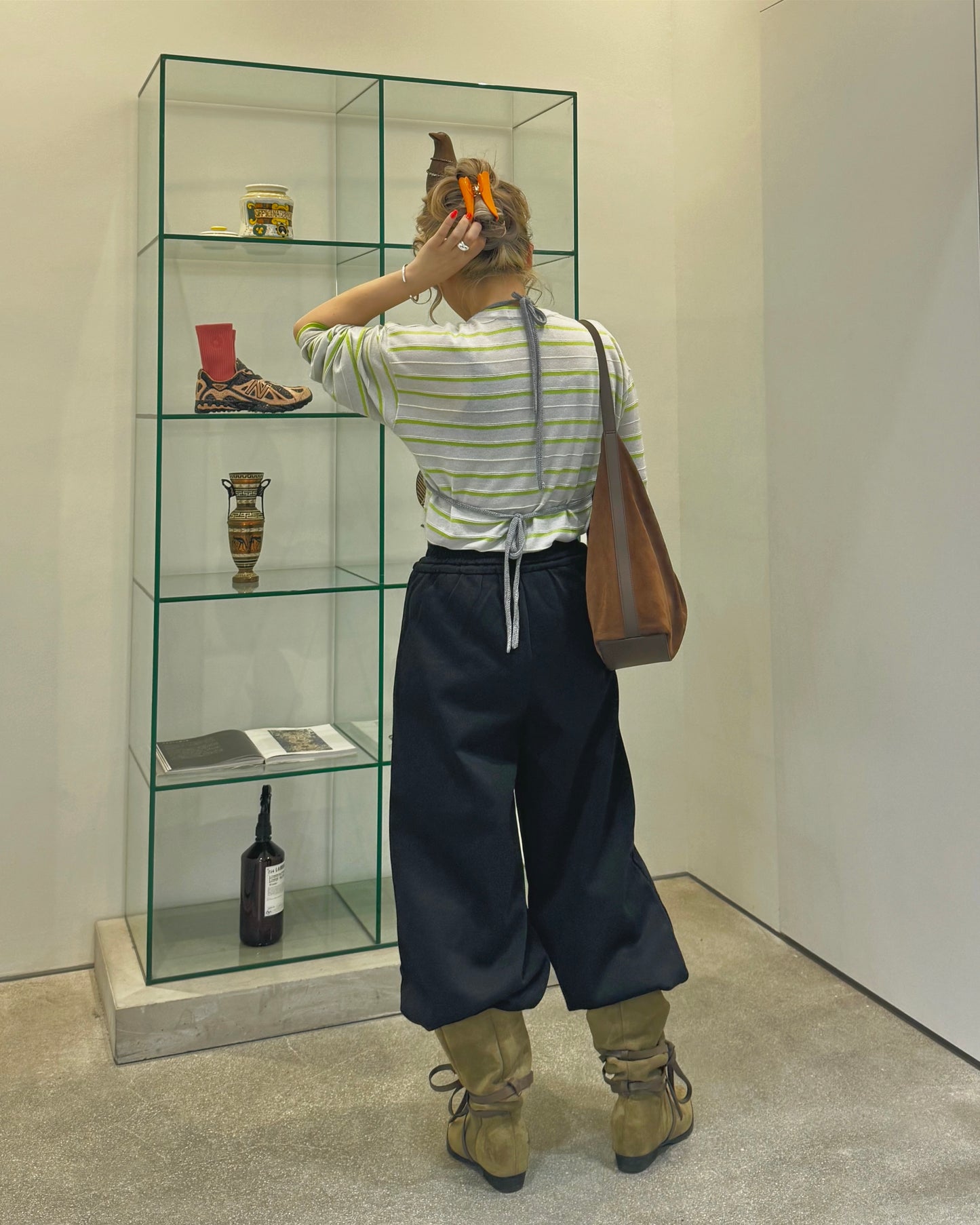Matcha soldier boots