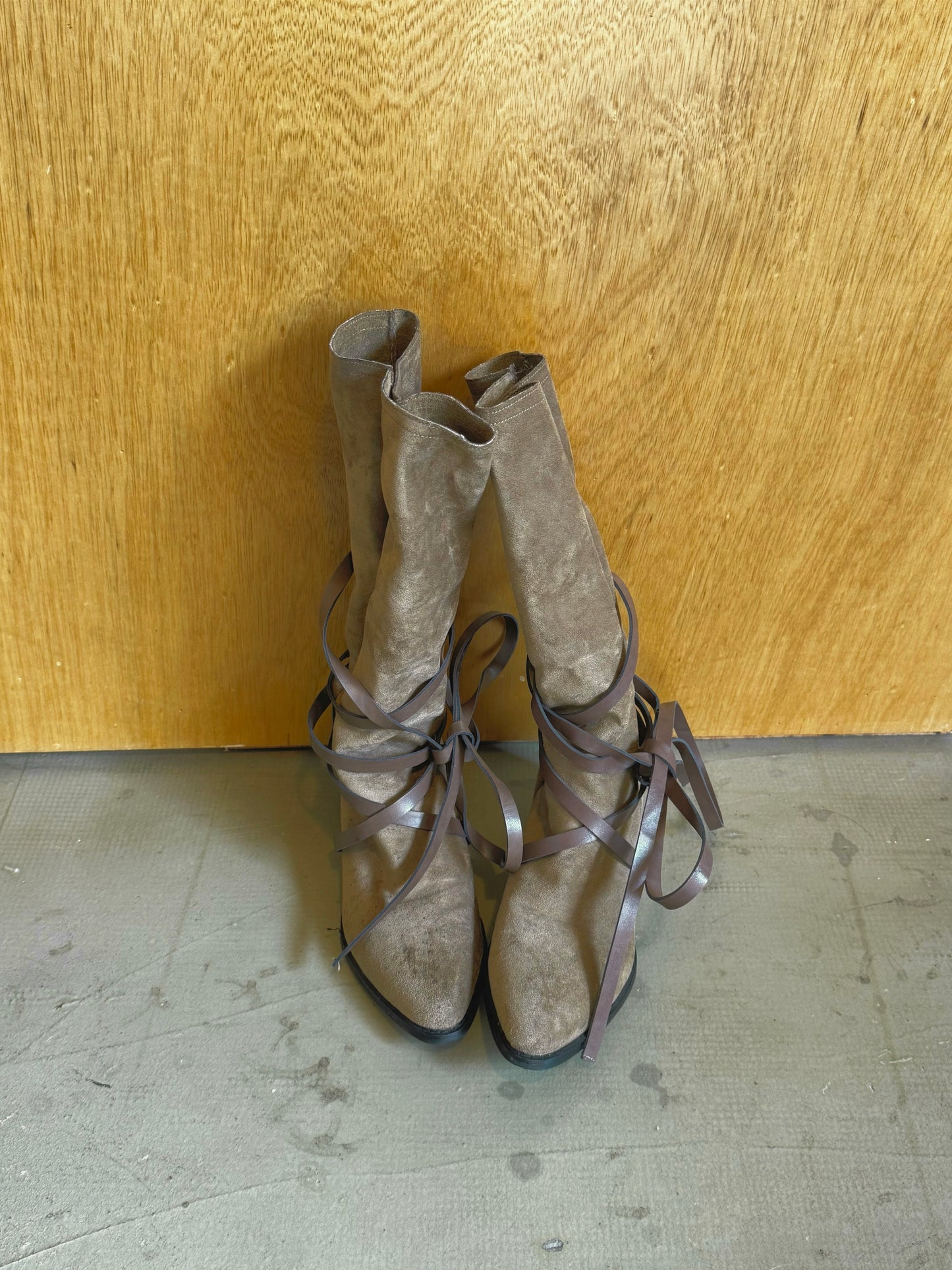 Matcha soldier boots