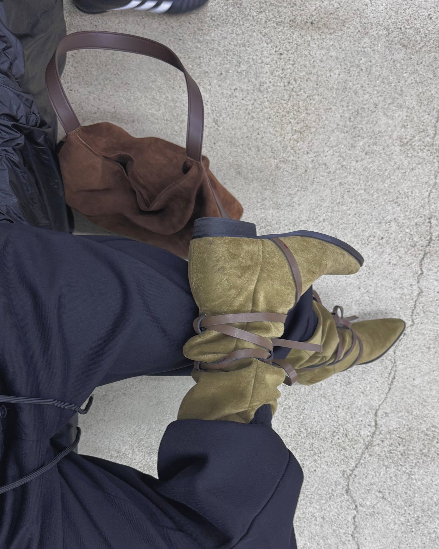 Matcha soldier boots