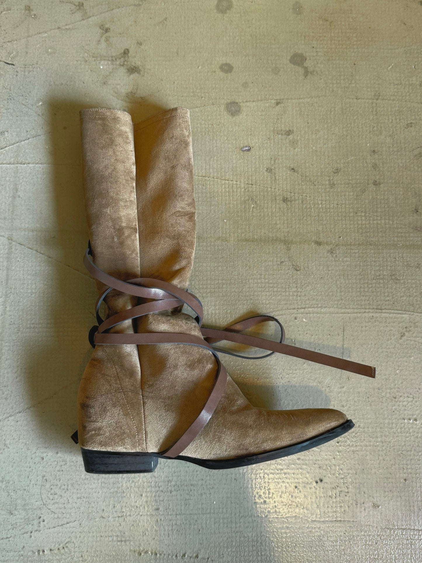 Matcha soldier boots