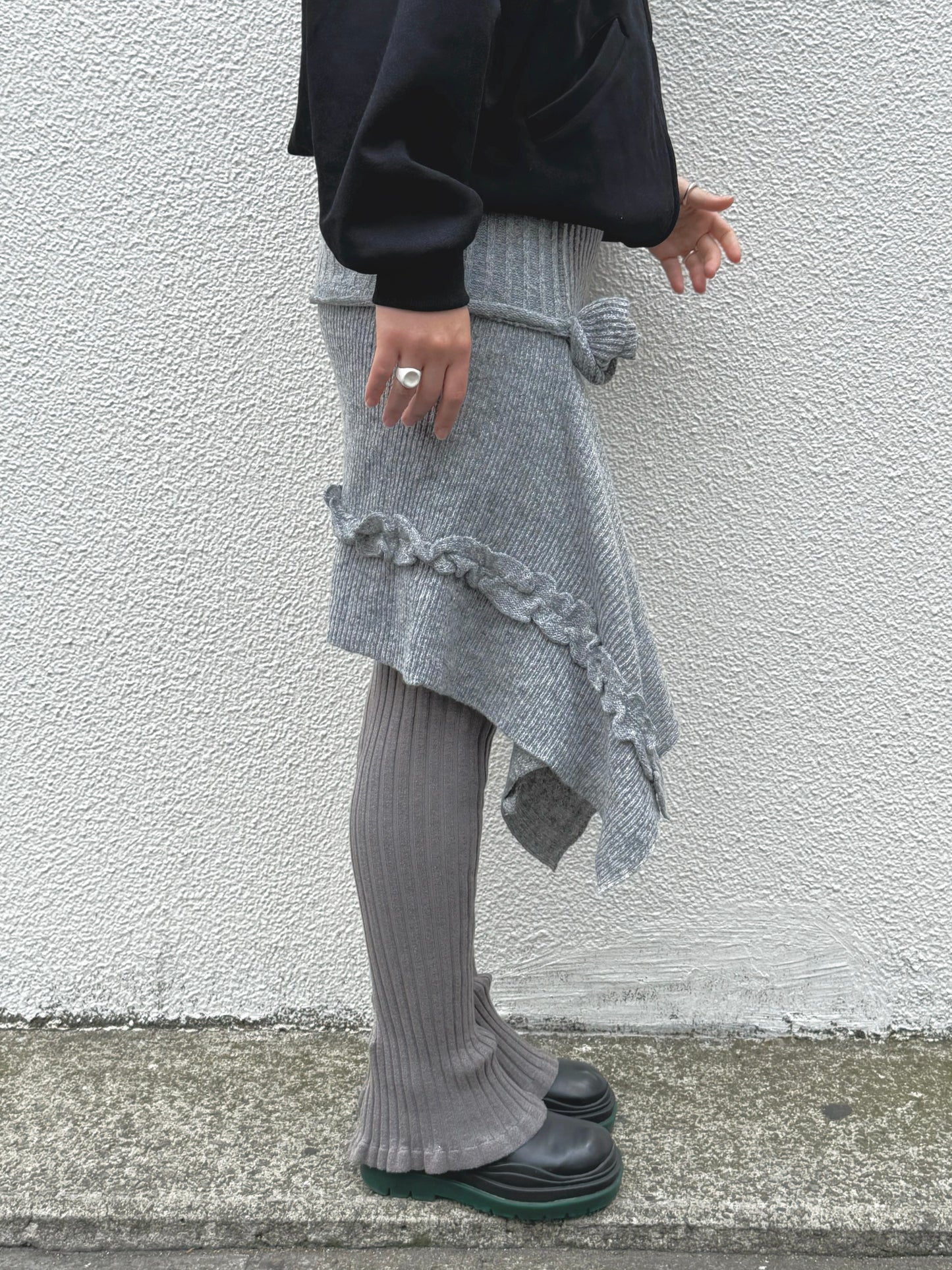 Rose rib skirt