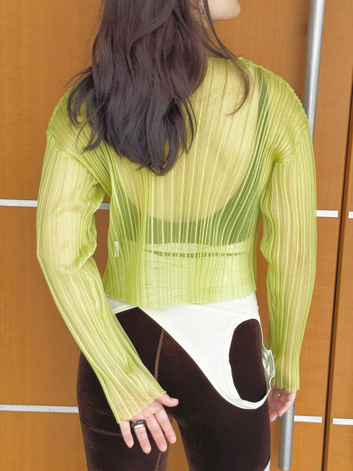 Nu see-through cardigan