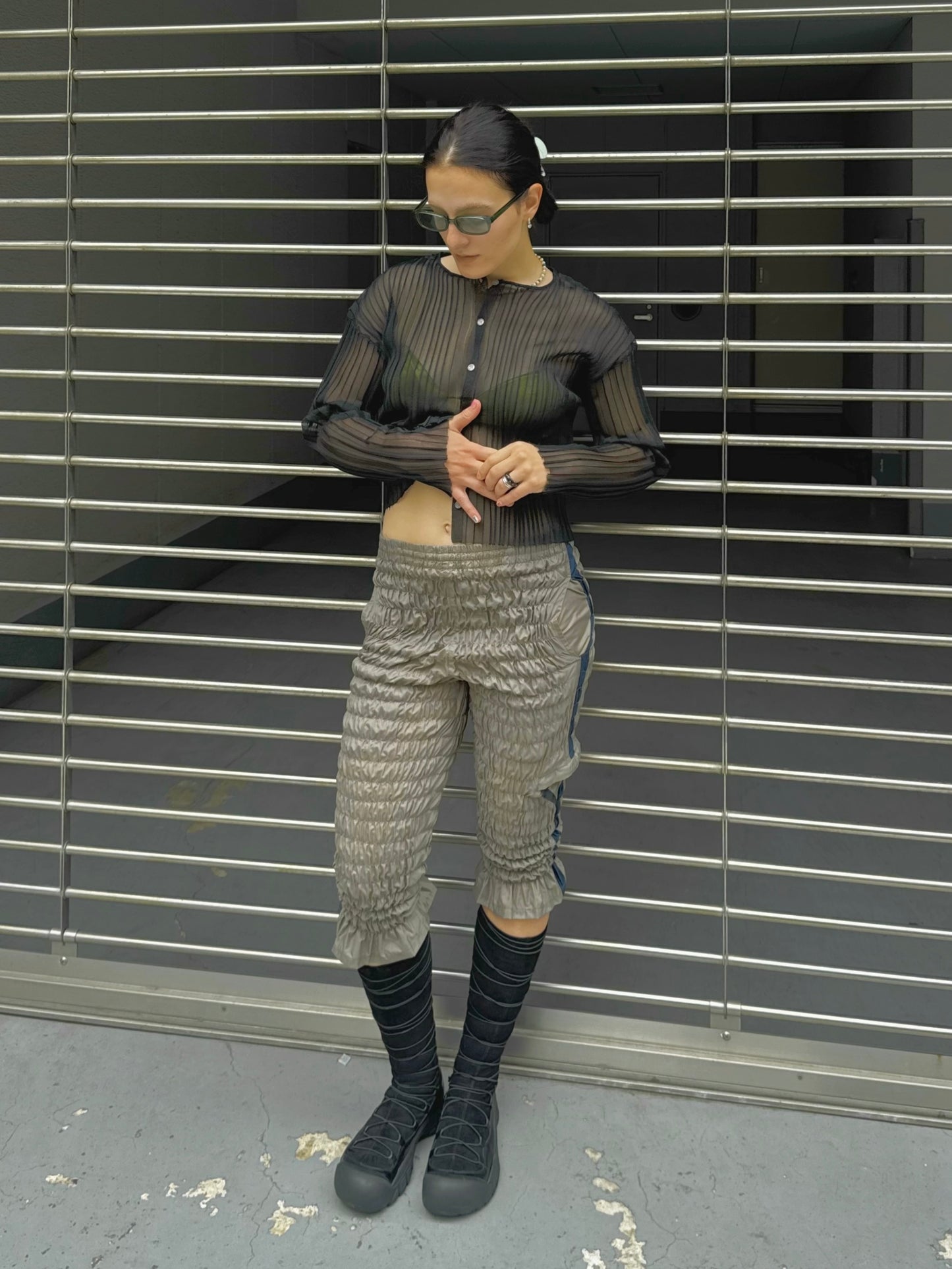 Nu see-through cardigan