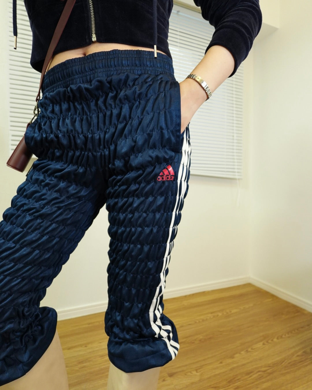 Gather jersey pants ao
