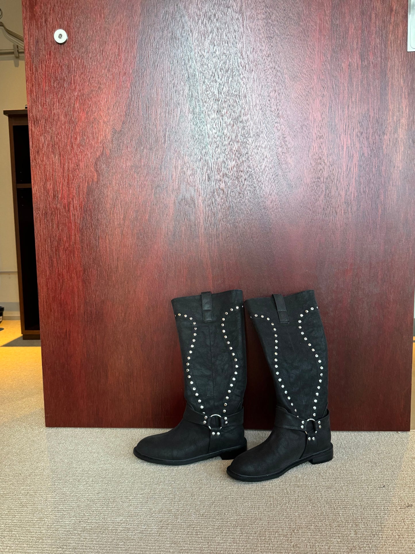 【10末再入荷予定】Studs long boots