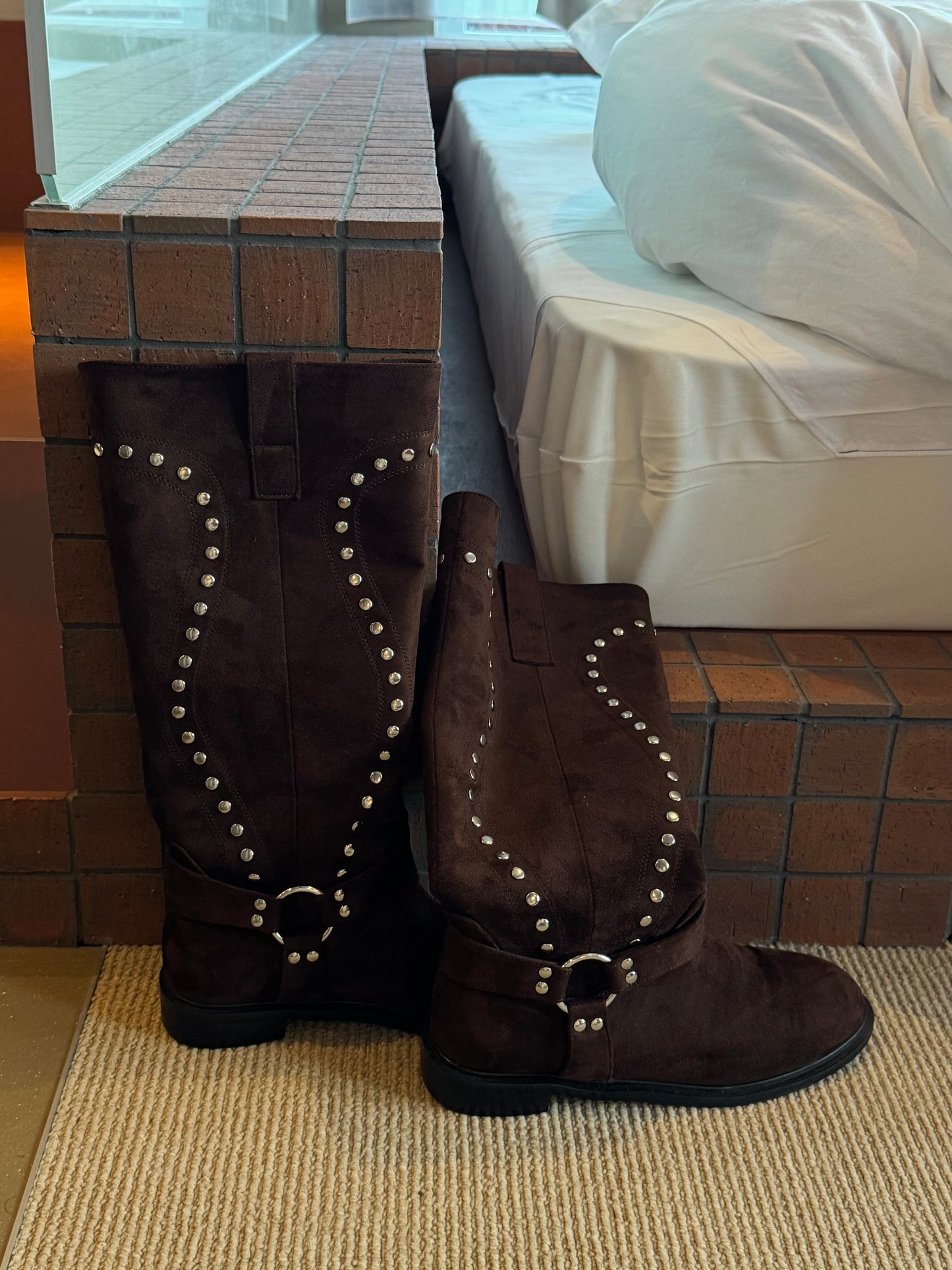 【10末再入荷予定】Studs long boots