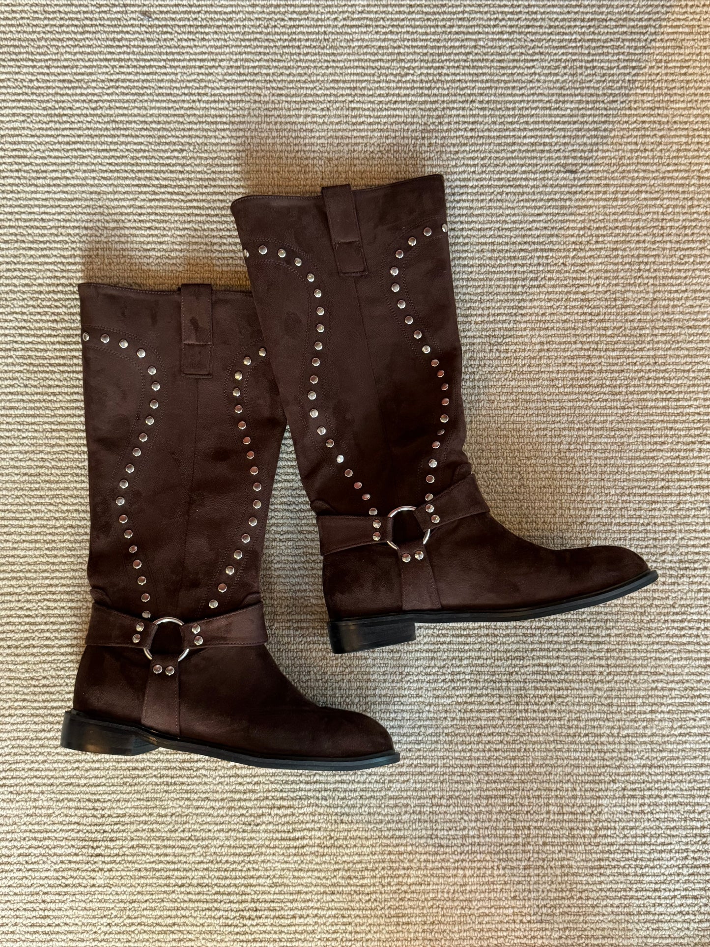 【10末再入荷予定】Studs long boots