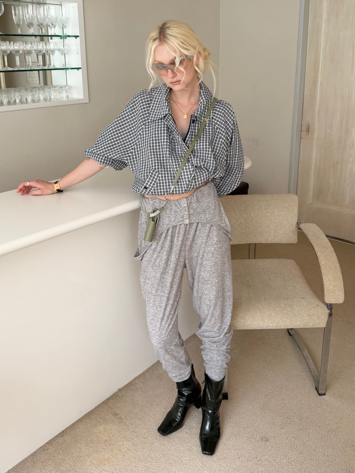 Tank docking sweat pants