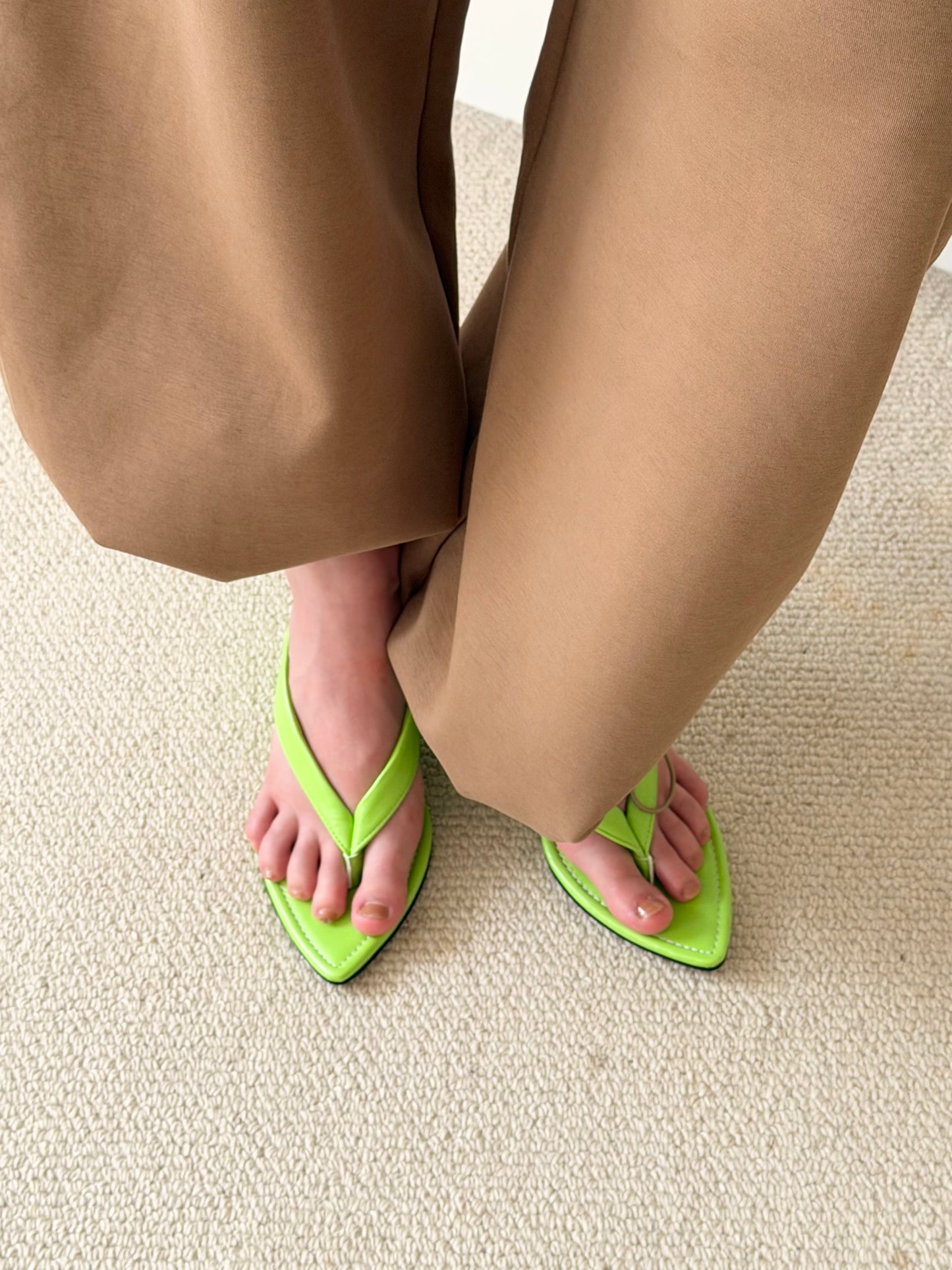 Bicolor sweat pants