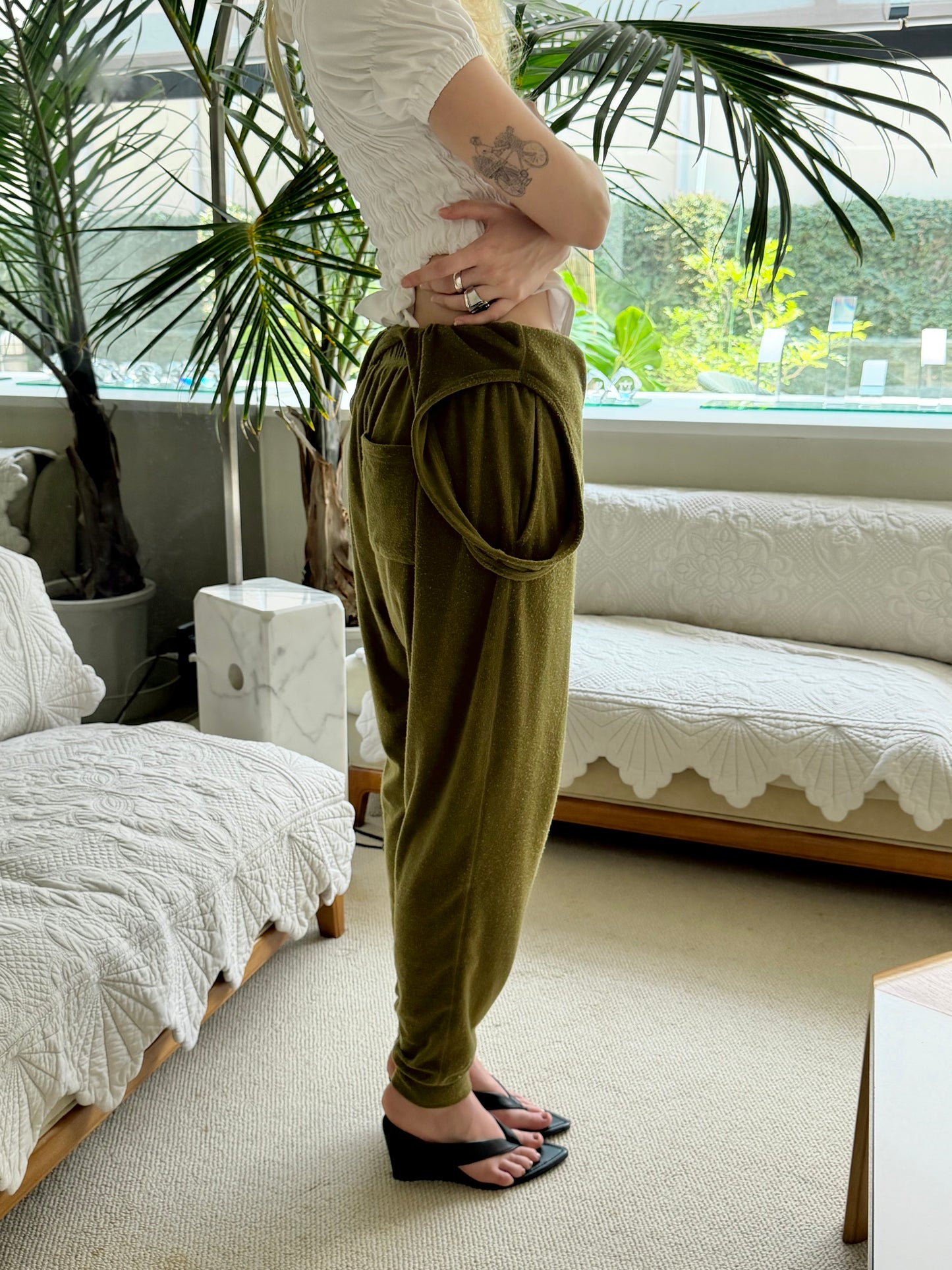 Tank docking sweat pants