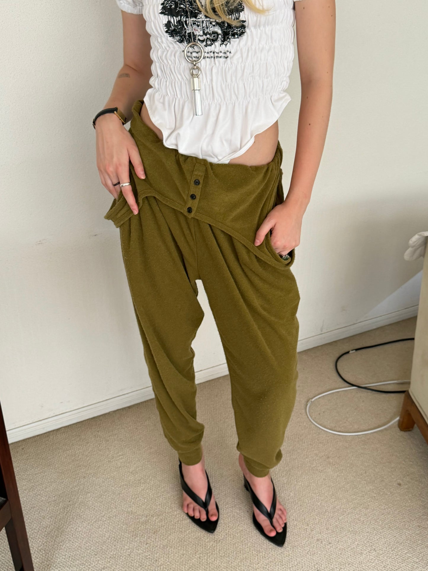 Tank docking sweat pants