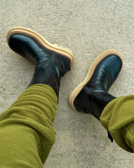 2tone sole boots