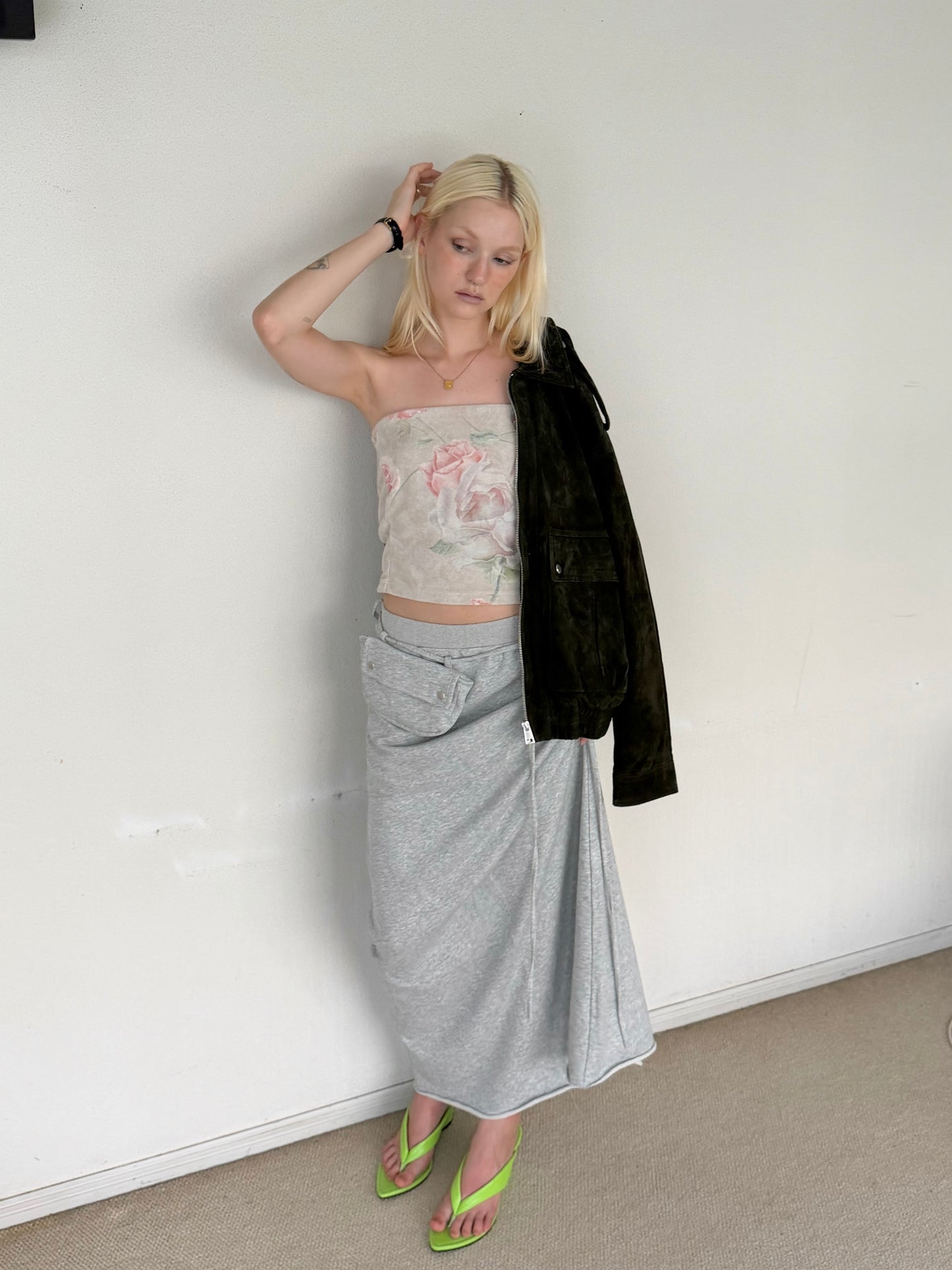 Pocket sweat skirt