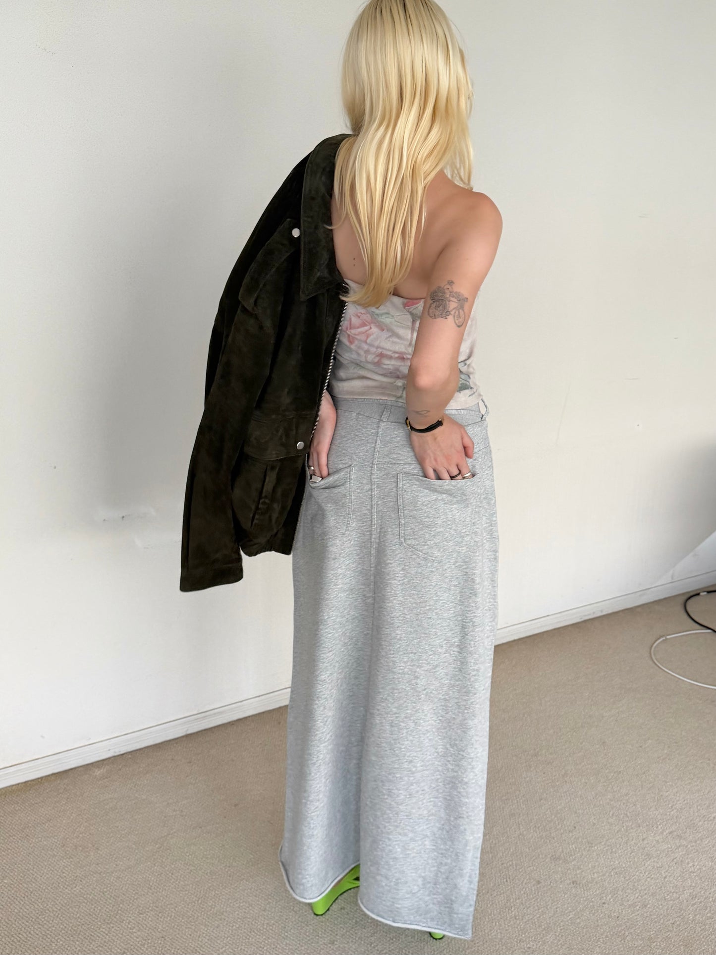 Pocket sweat skirt