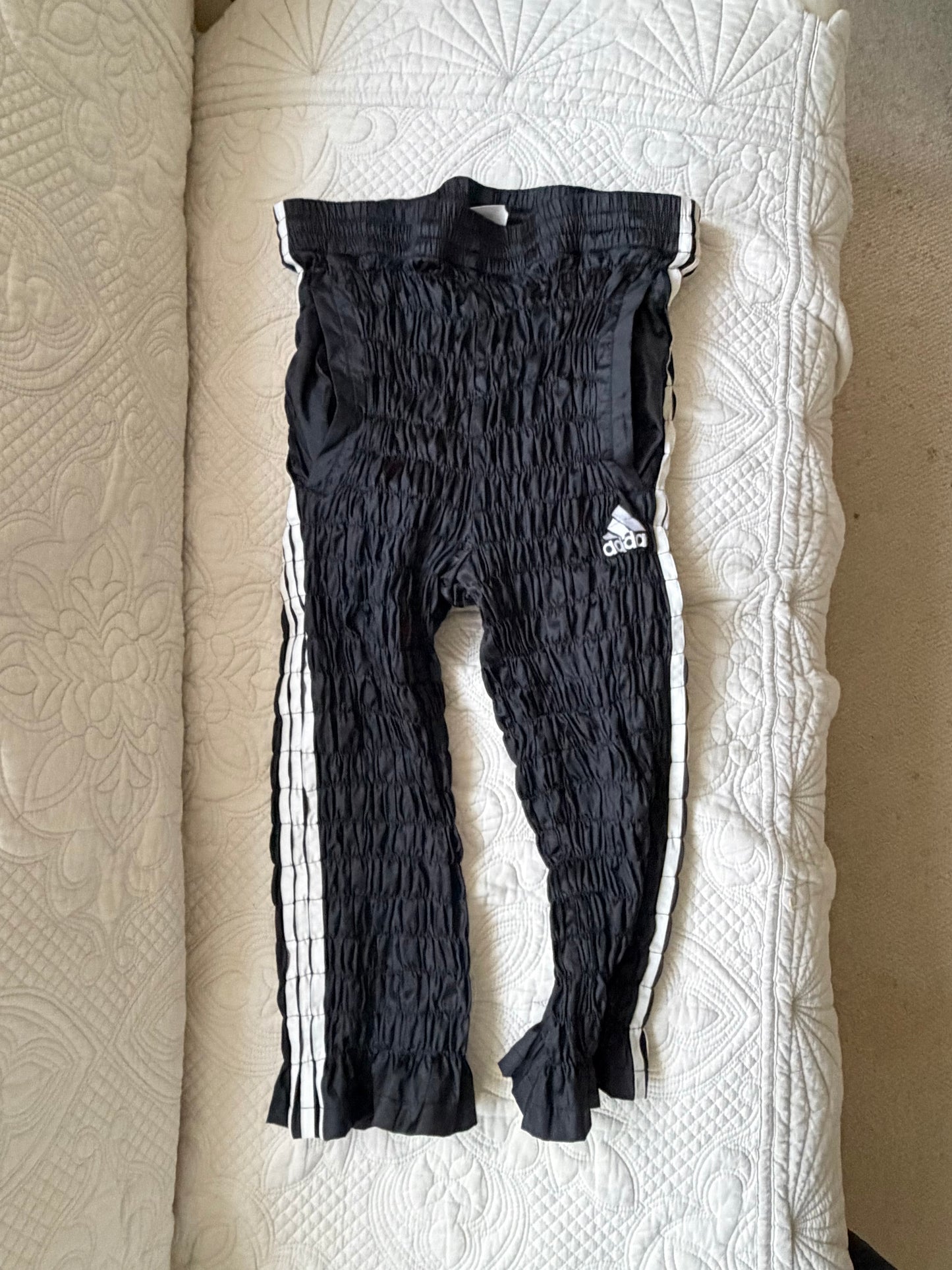 Gather jersey pants kuro b