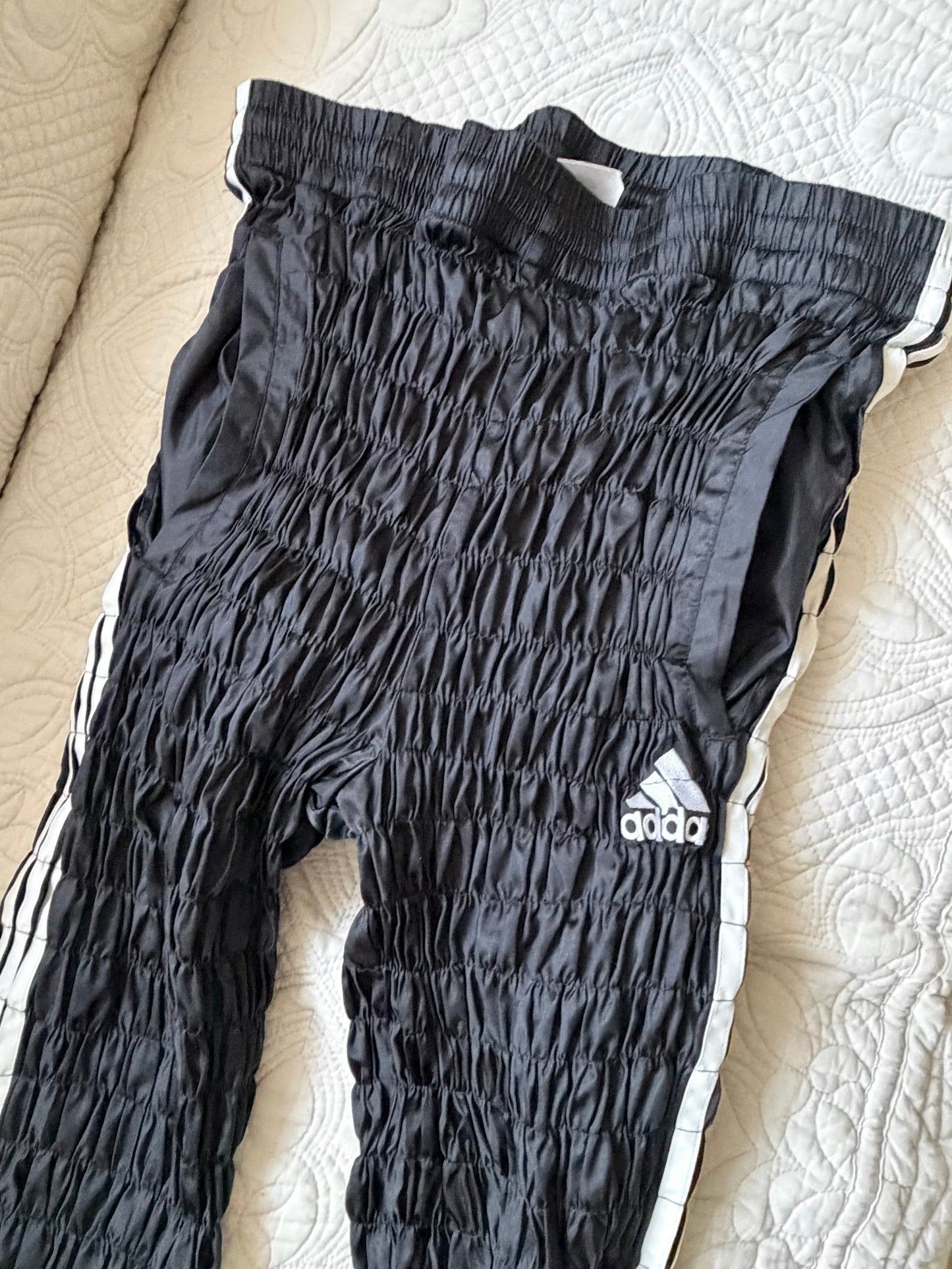 Gather jersey pants kuro b
