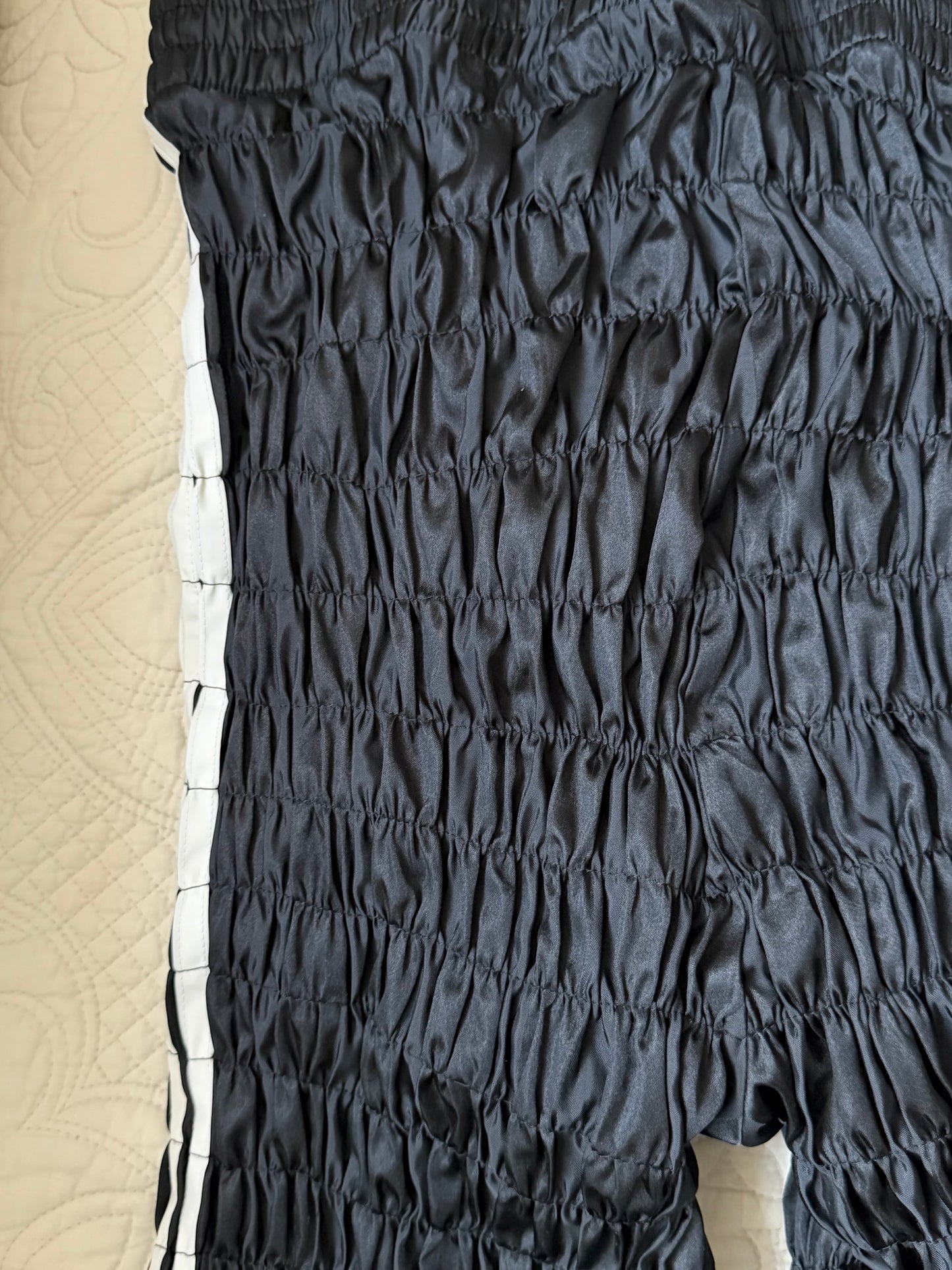 Gather jersey pants kuro b