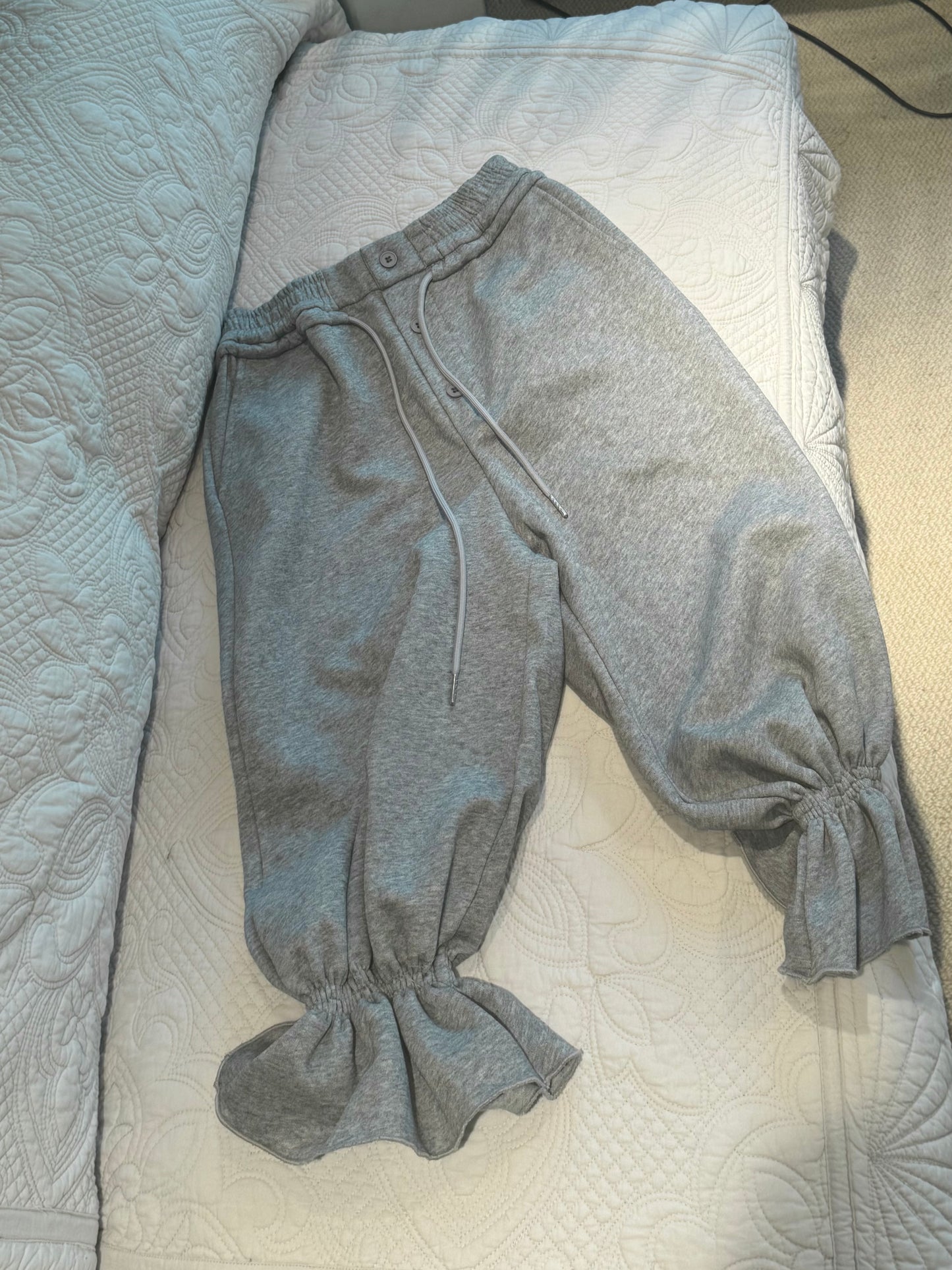 Button sweat pants