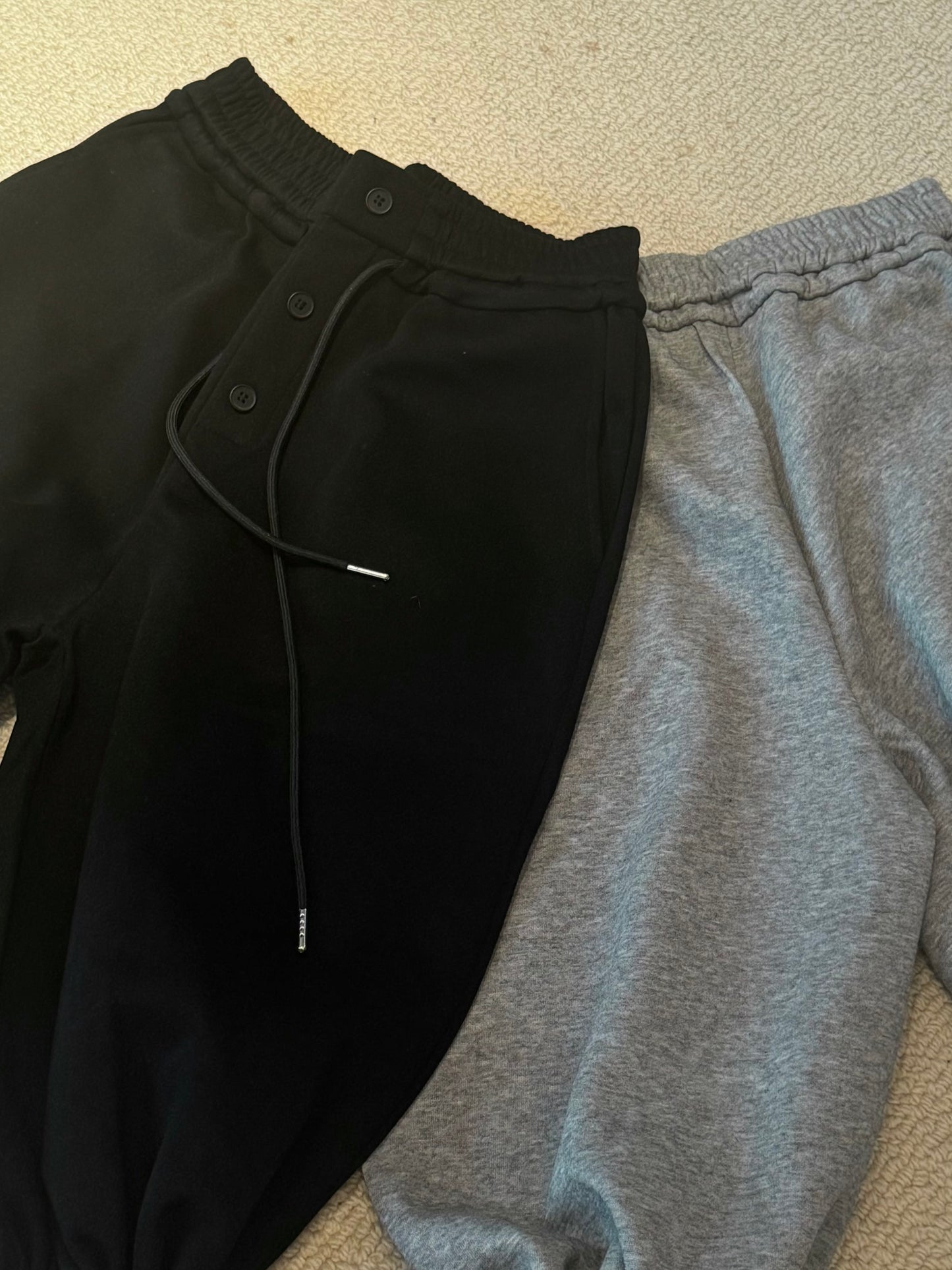 Button sweat pants