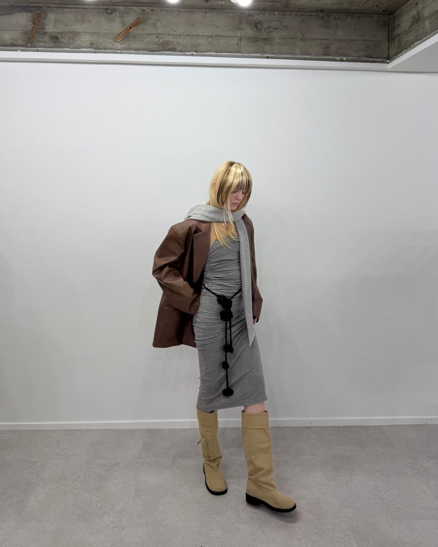 Pocket long boots