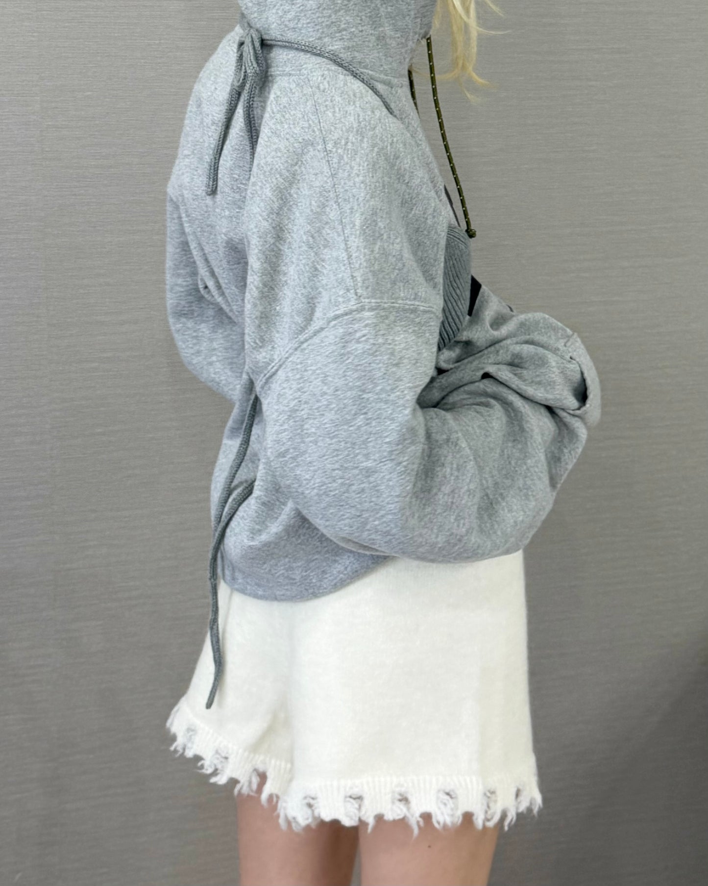 Boro knit pants