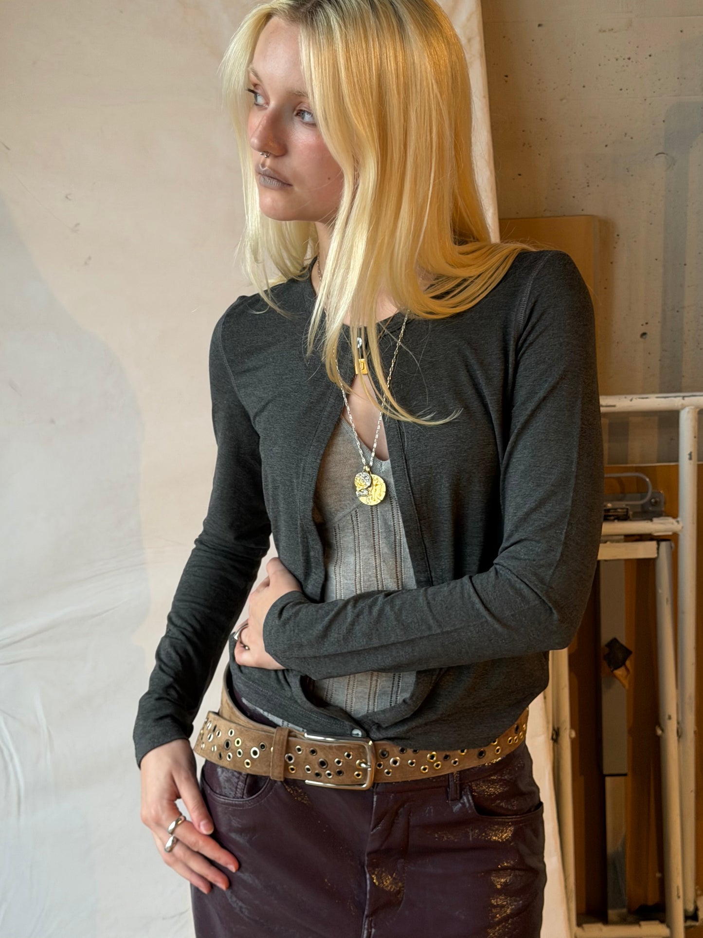Diamond Hole Cardigan