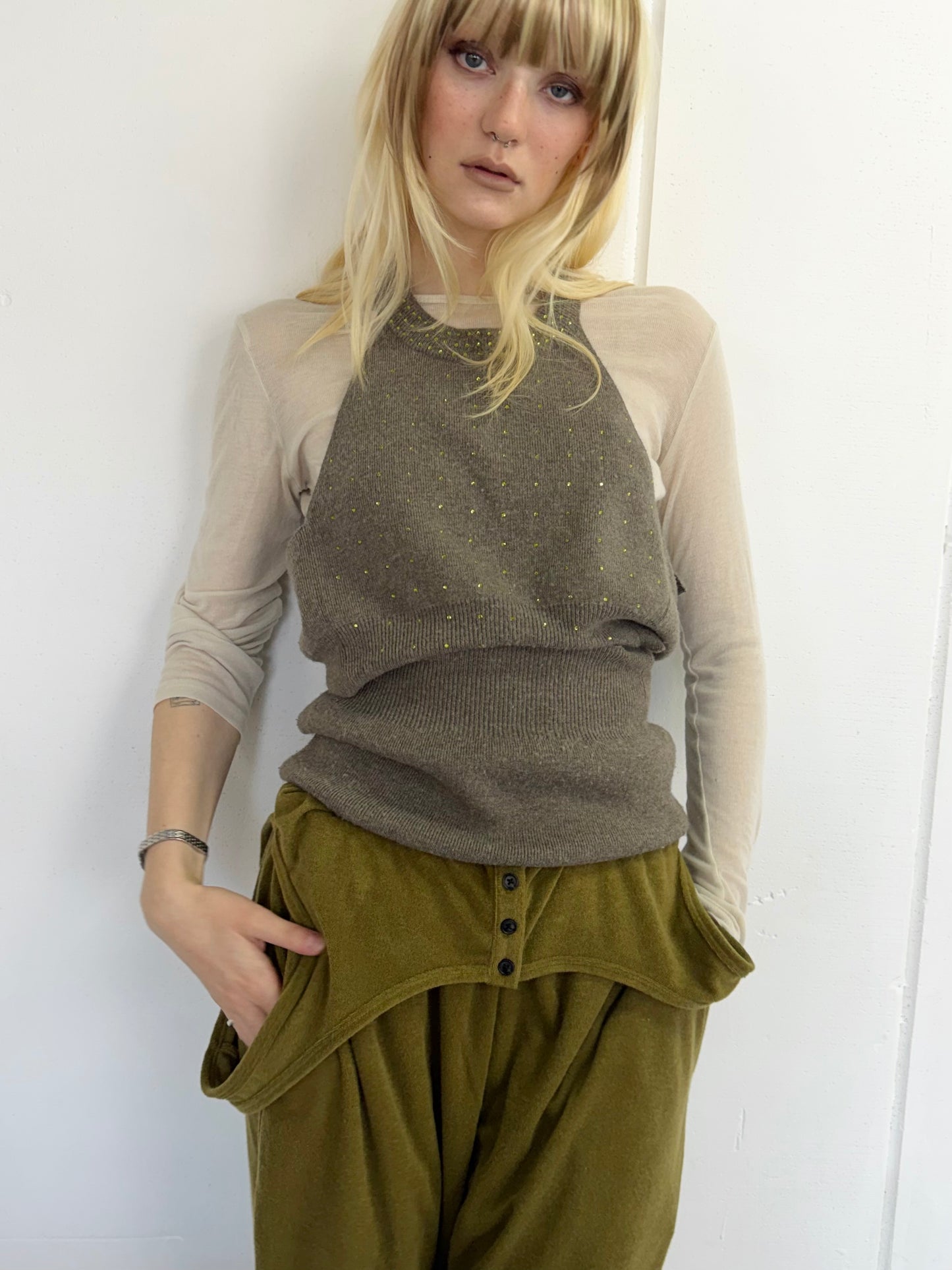 Tank docking sweat pants