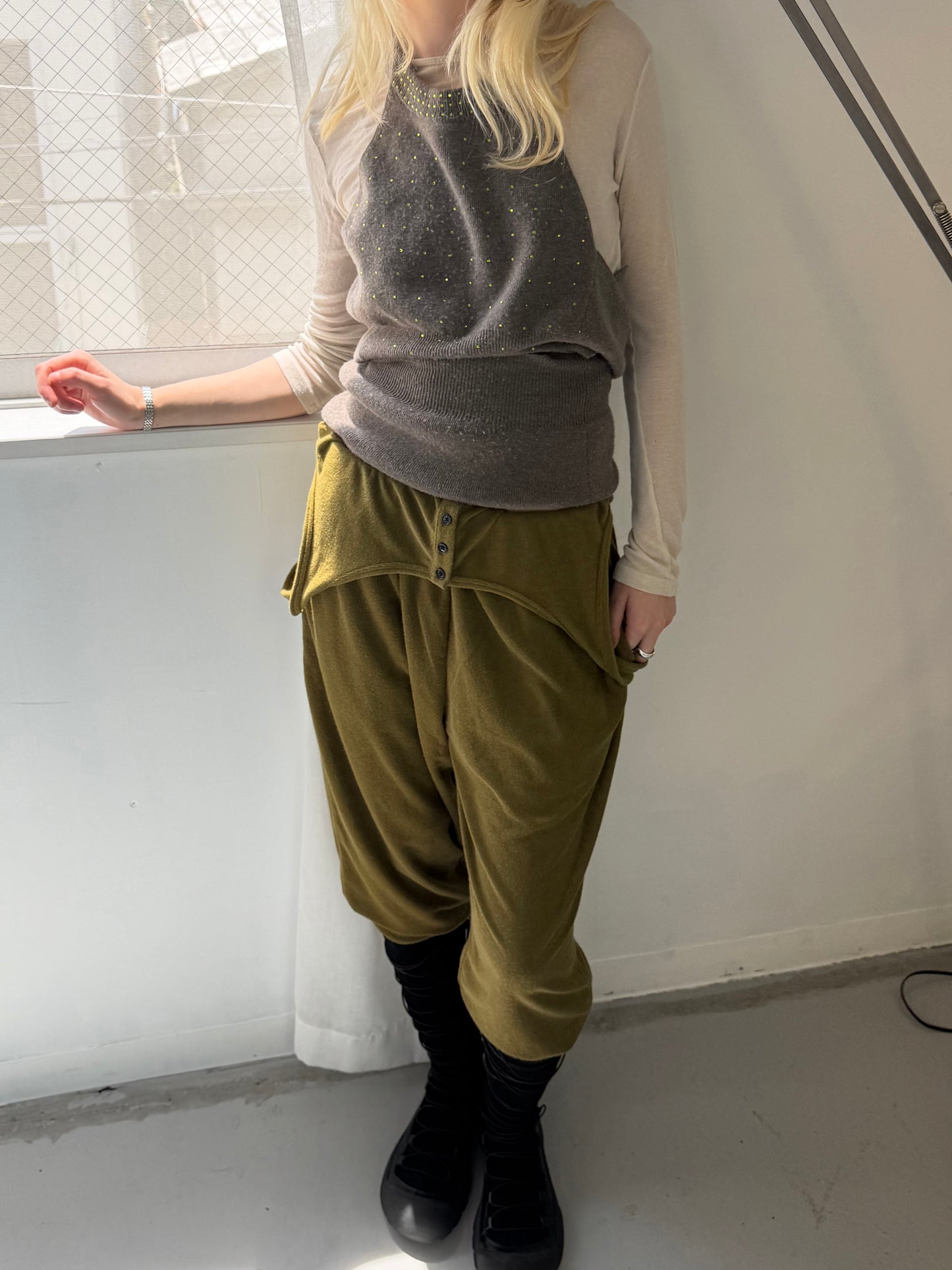 Tank docking sweat pants
