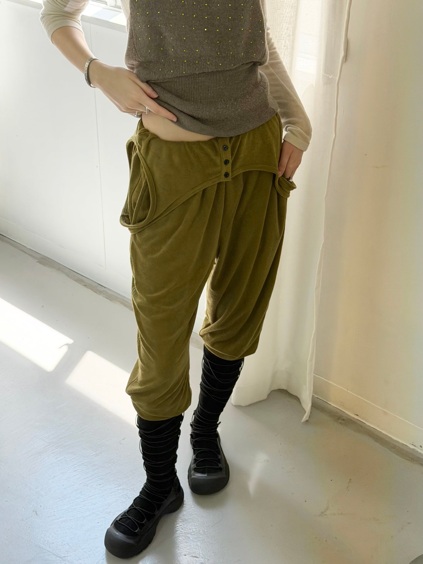 Tank docking sweat pants