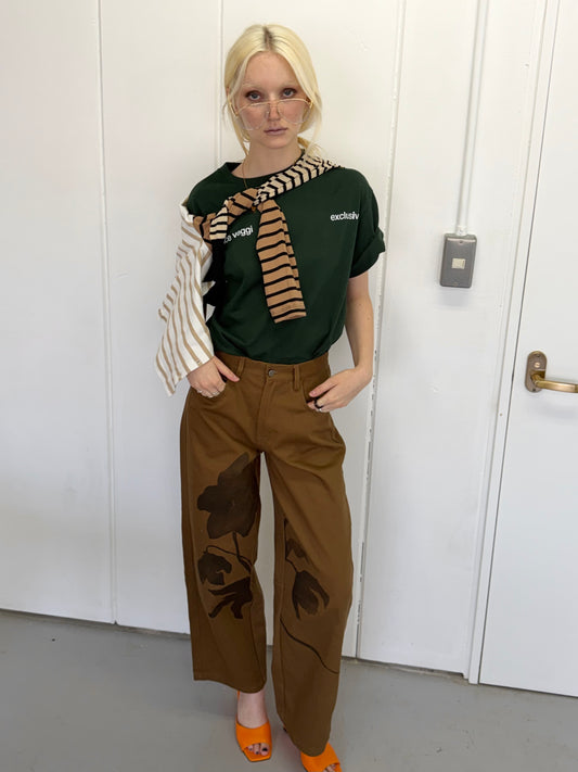 Garden denim pants